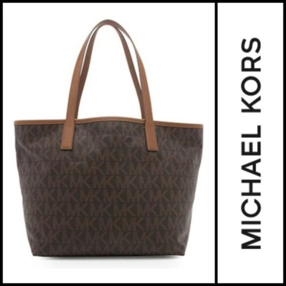 NWT MICHAEL KORS Jet Set Logo Packable Tote - Picture 8 of 8